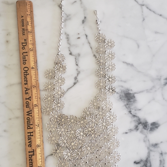 Vintage Vendome Filigree Bib Necklace - Picture 2 of 8